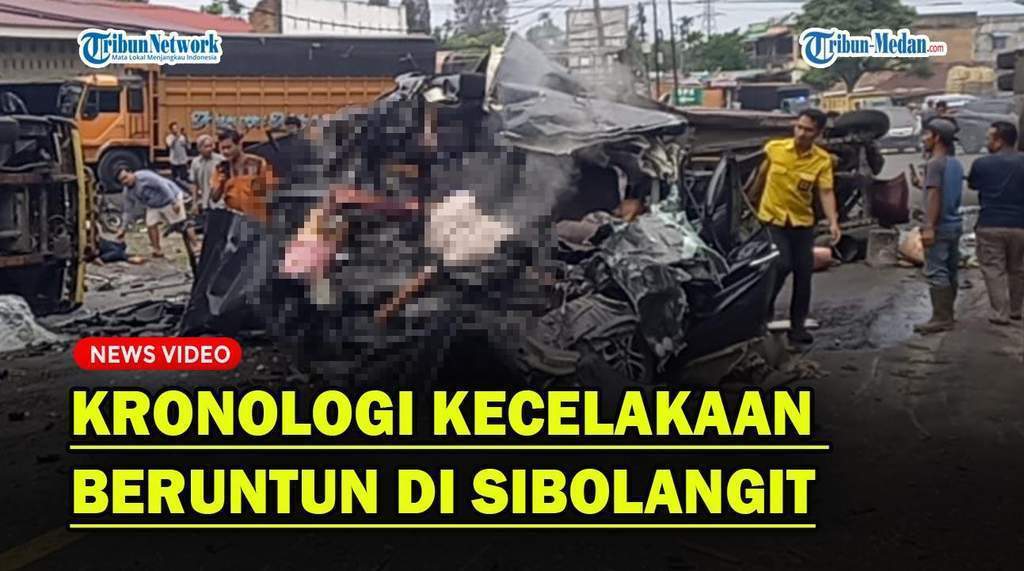 Kecelakaan Maut di Sibolangit, Truk Rem Blong Hantam 8 Kendaraan