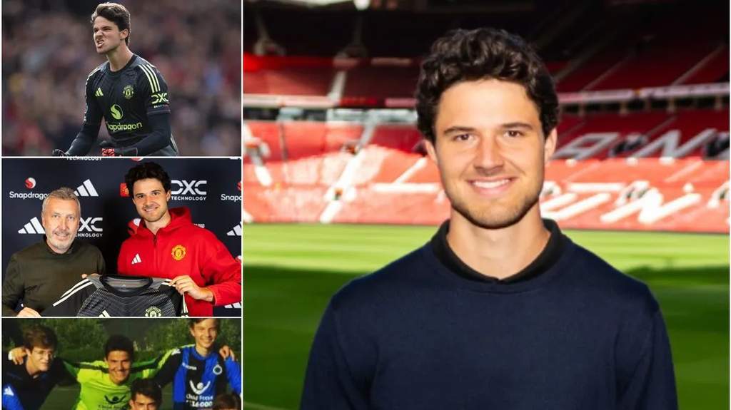 Kiper baru Manchester United Senne Lammens saat melakukan debut di Old Trafford