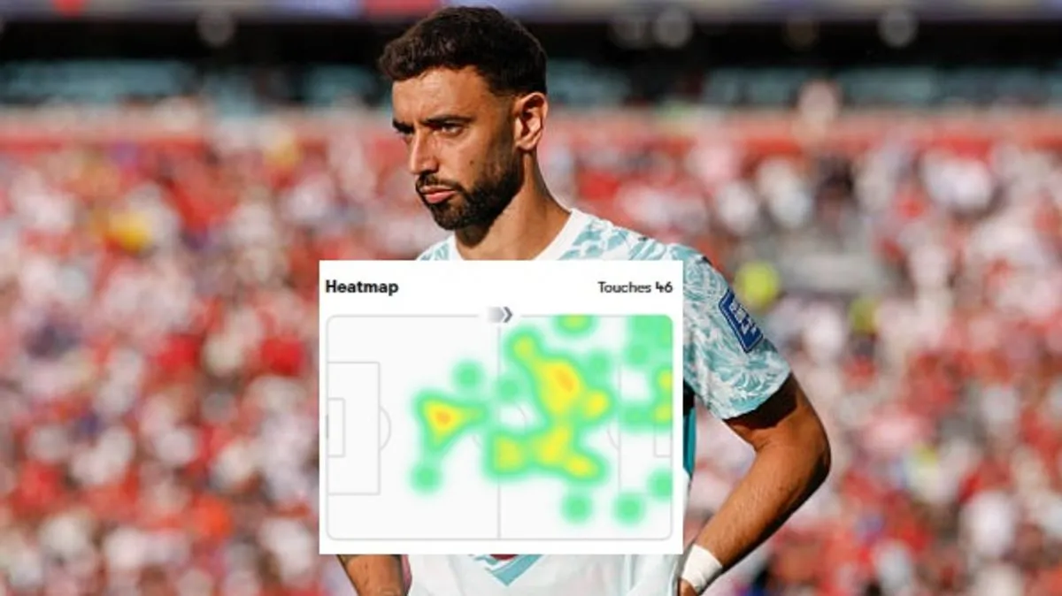Bruno Fernandes saat berlaga membela Timnas Portugal di Piala Dunia 2026